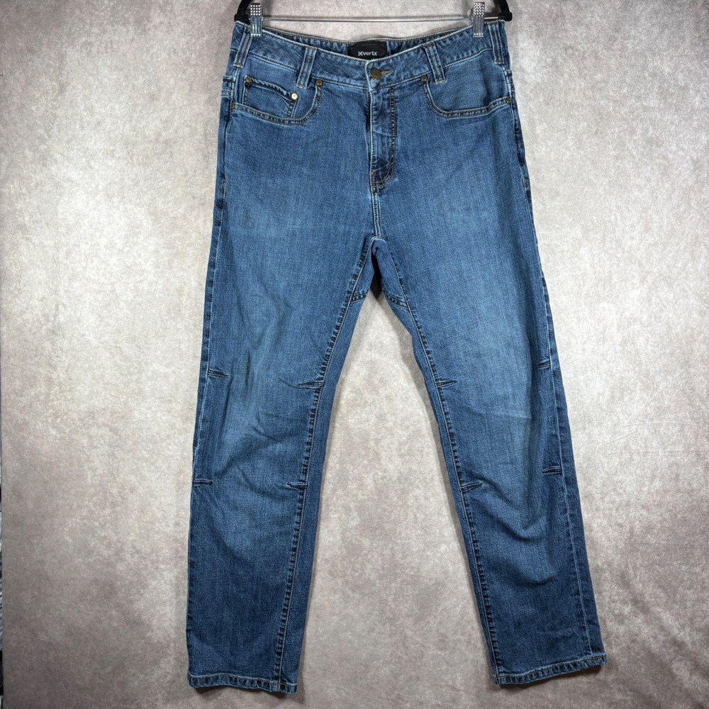 Vertx Defiance Tactical Jeans Mens 34 Blue Pants Stretch Denim Utility